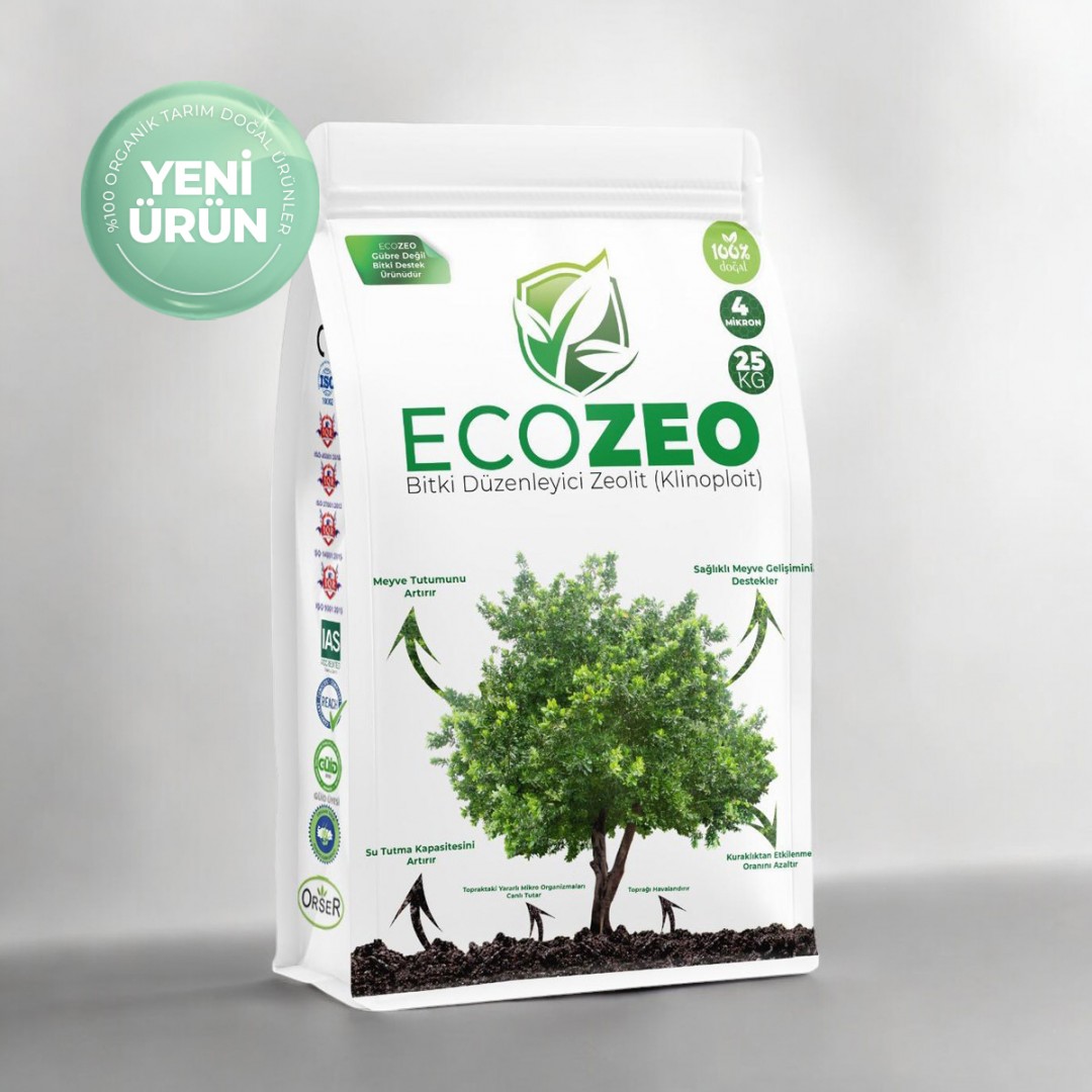 ECOZEO Bitki Düzenleyici Zeolit 25 Kg